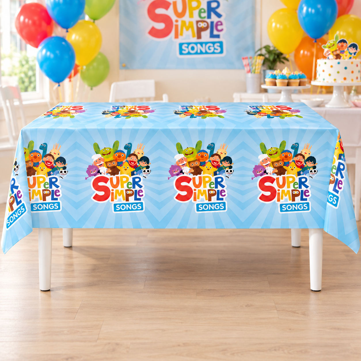 Super Simple Songs Plastic Tablecover